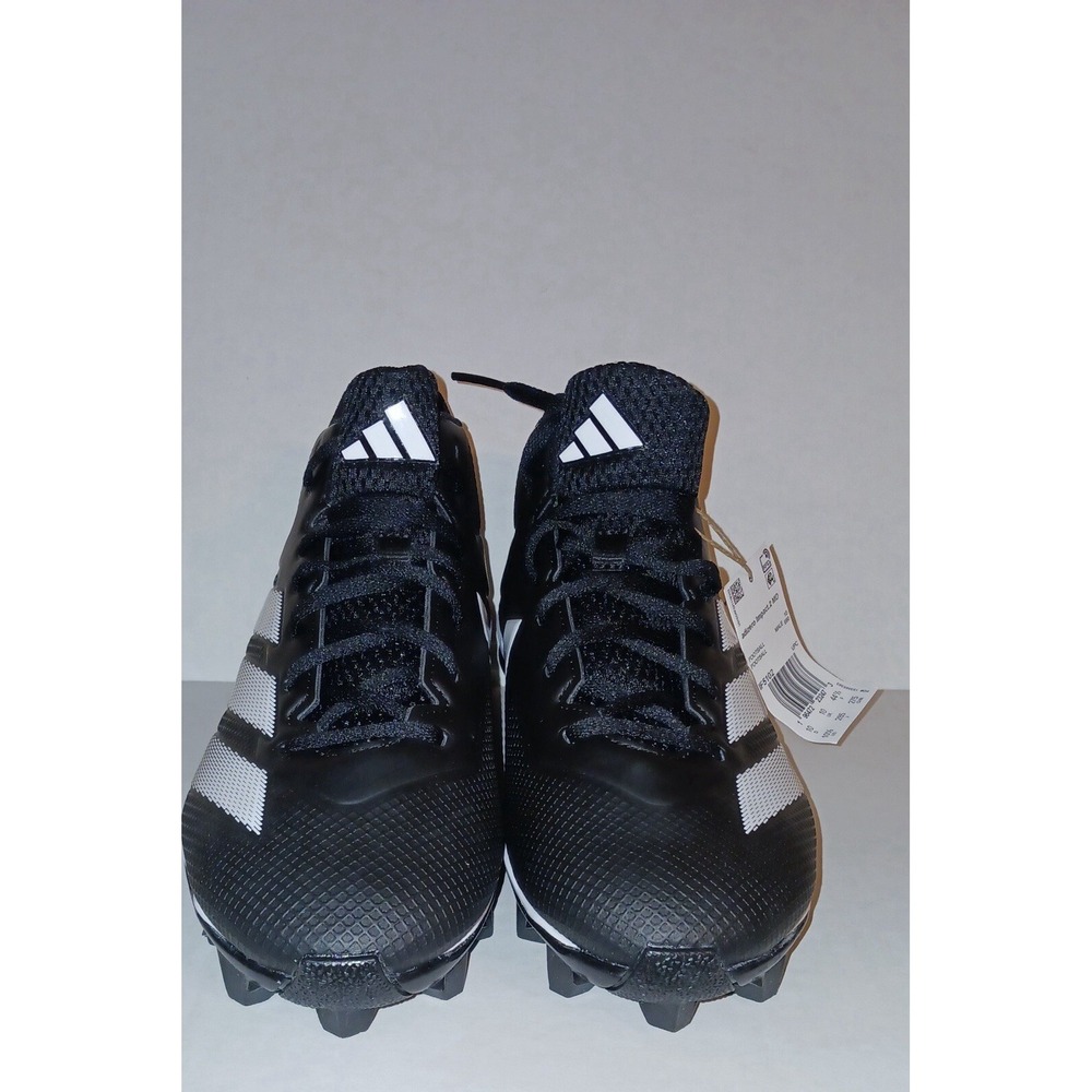 Adidas Adizero Impact.2 Mid Mens Football Cleats Black White IF5102 Size 10 NEW‎
